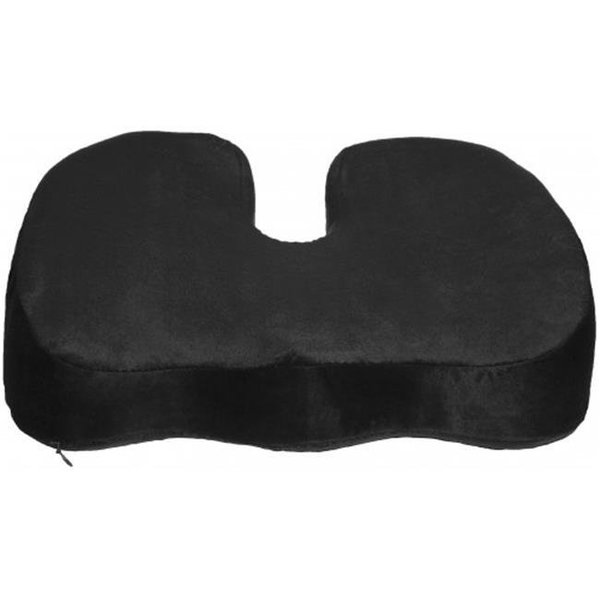 Living Healthy Products Living Healthy Products CCTP-gel-07blk Coccyx Orthopedic Gel-Enhanced Comfort Foam Seat Cushion; Black CCTP-gel-07blk